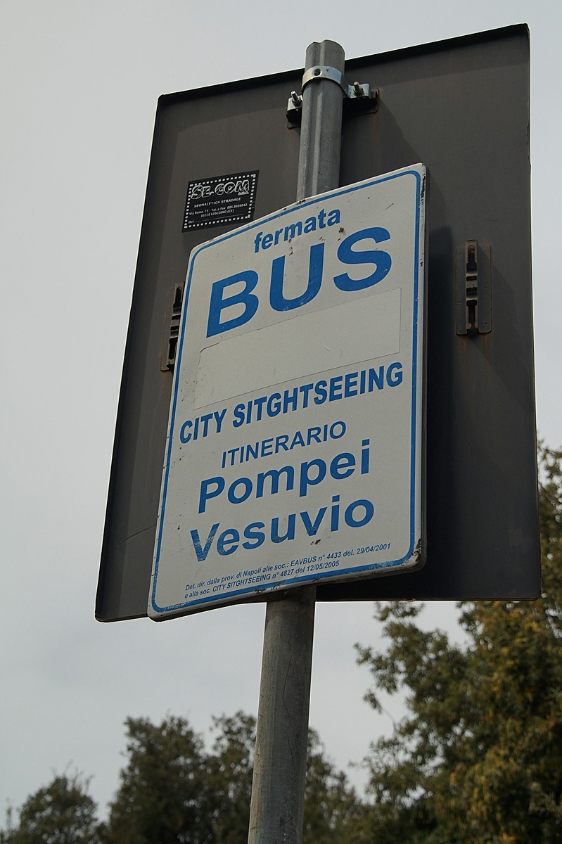 Pompeji und Vesuv auf eigene Faust - Bus zum Vesuv