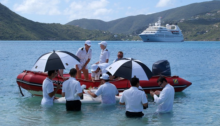 Seabourn Caviar in the Surf