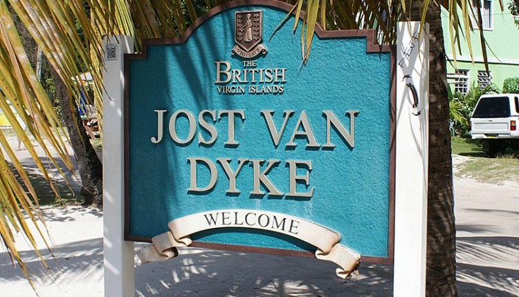 Jost van Dyke Schild Welcome