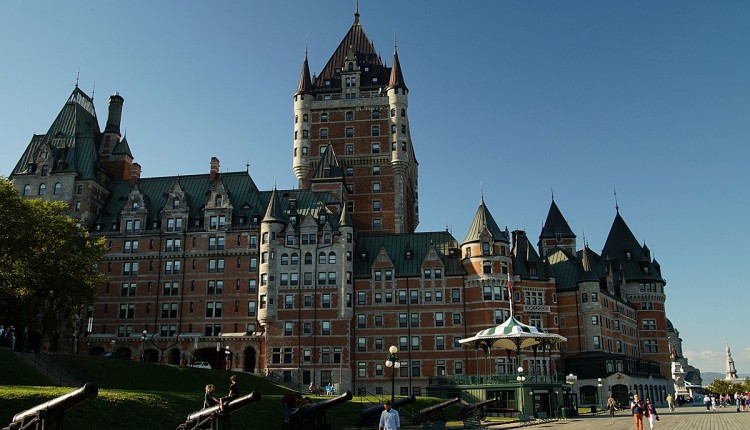 das Hotel Chateau Frontenac und die Terrasse Dufferin