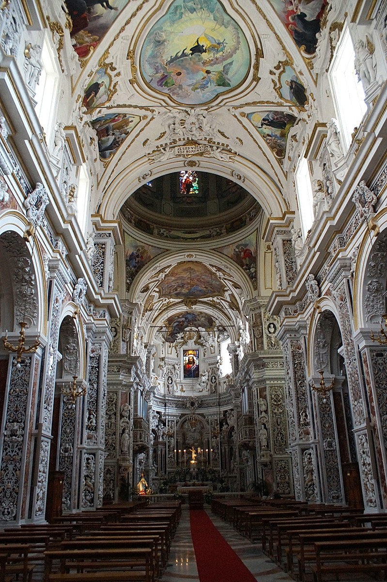 Ein Tag in Palermo - Innenraum der Jesuitenkirche