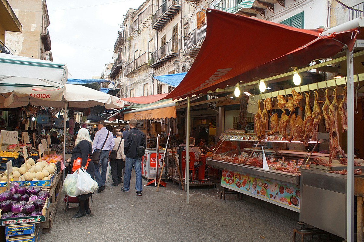 Ein Tag in Palermo - Markt in Palermo