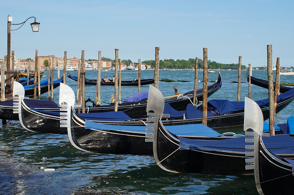 Gondeln in Venedig