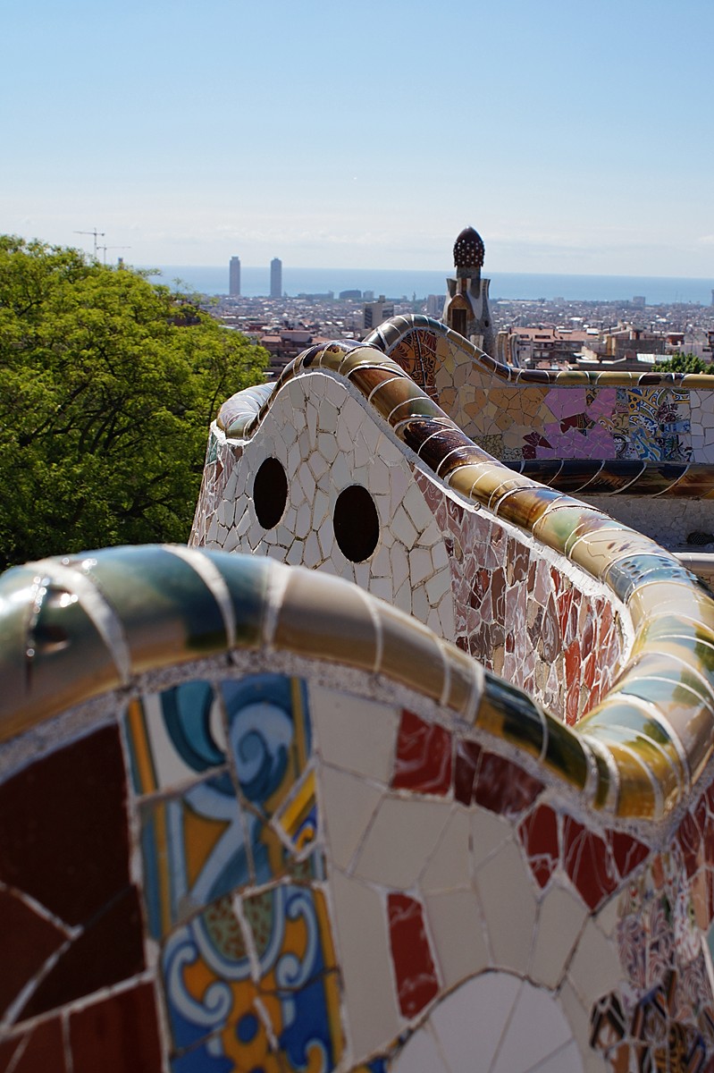 längste Bank der Welt im Park Güell