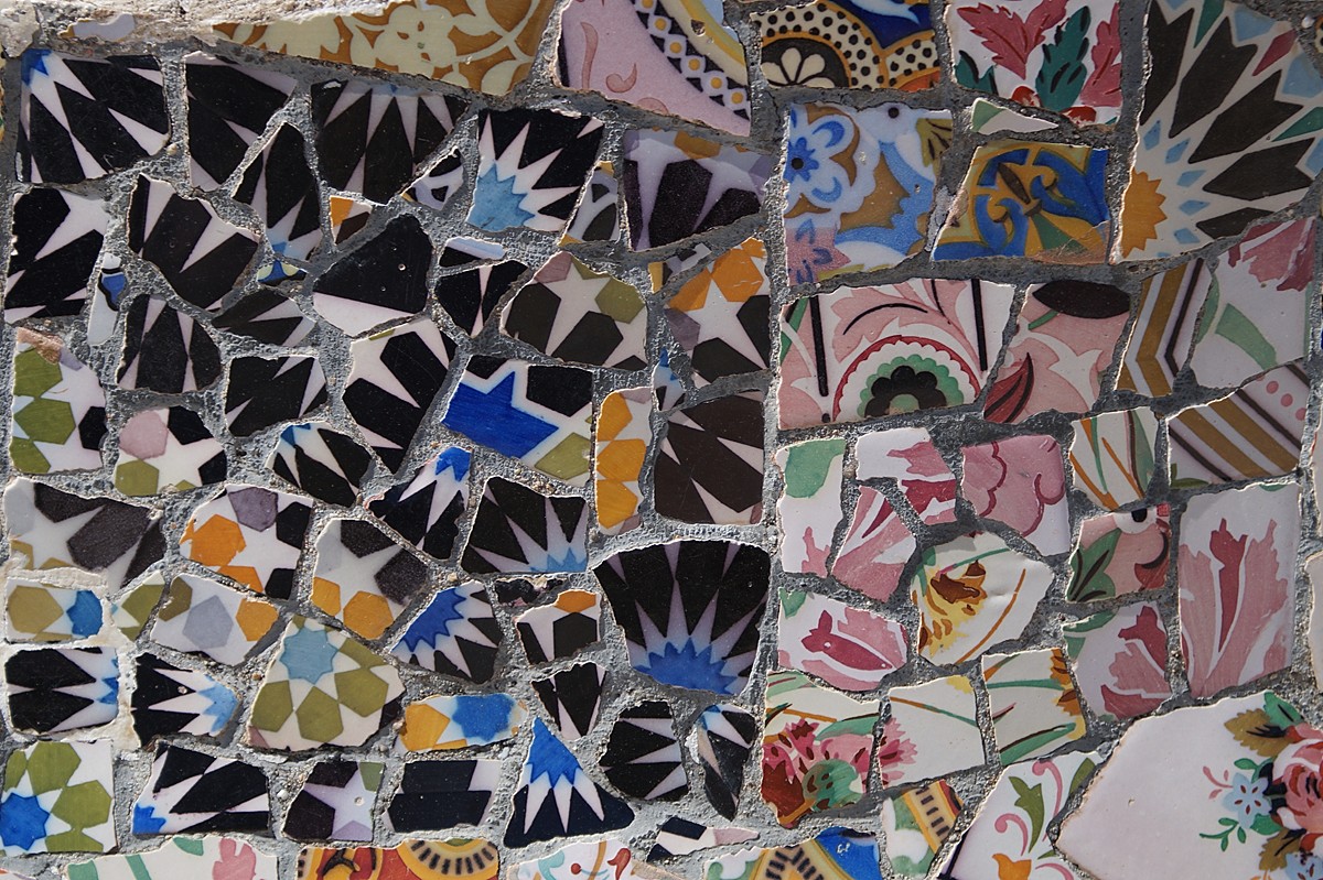 Mosaic im Park Güell