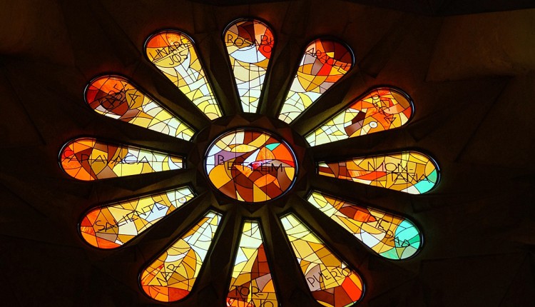Fensterrose in der Sagrada Familia