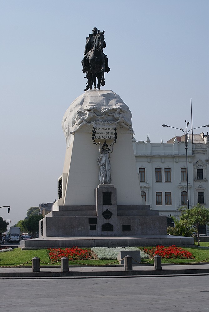 Lima Peru Denkmal Jose San Martin