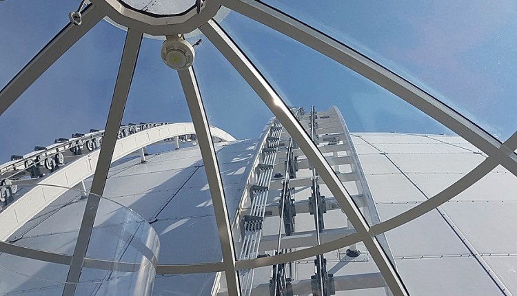 Stockholm Sehenswürdigkeiten - Ericsson Globe mit SkyView