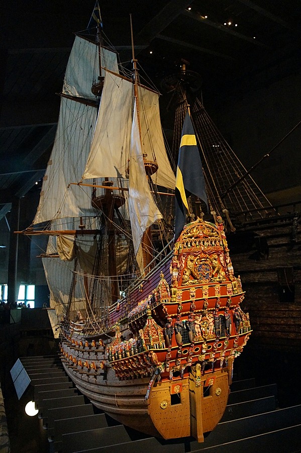 Stockholm Sehenswürdigkeiten Vasa Museum Schiffsmodell