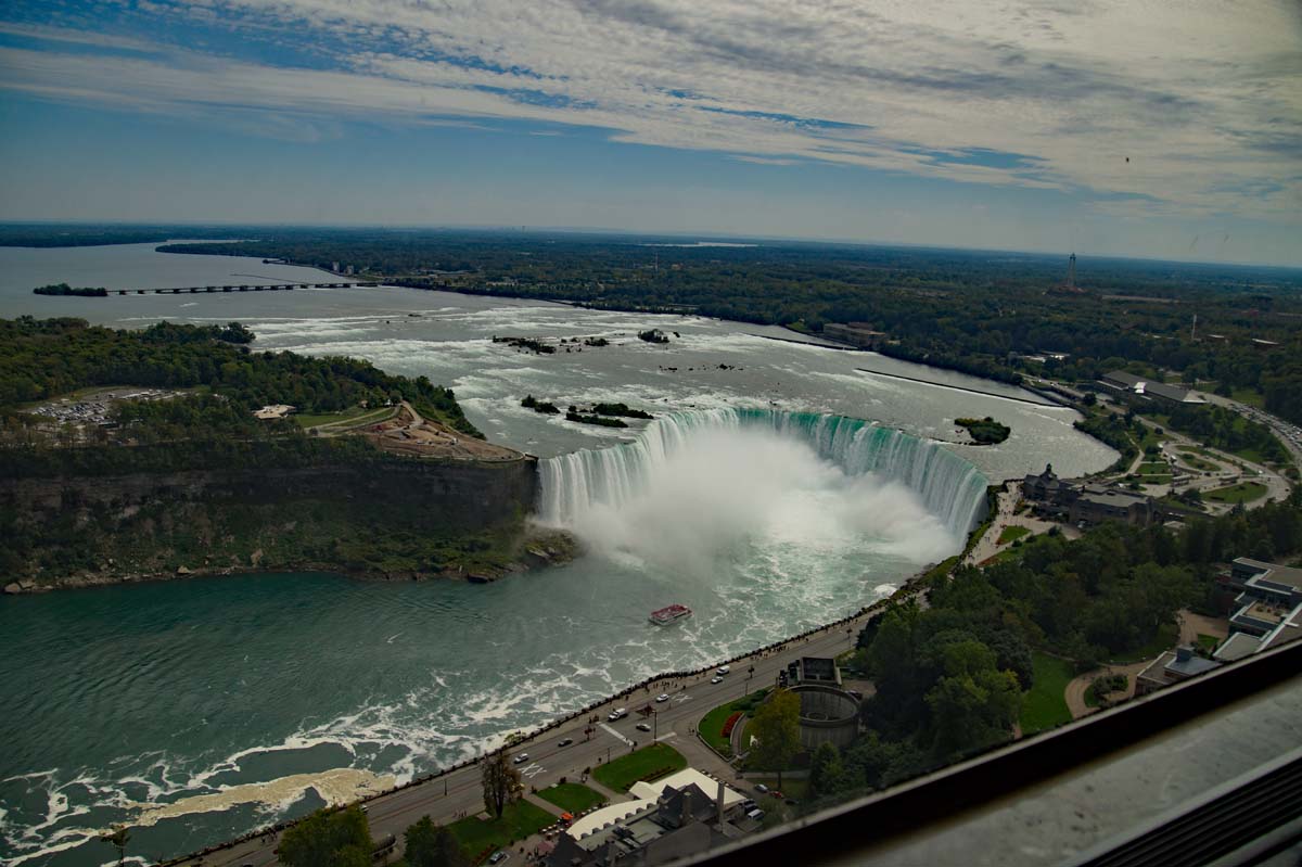 Fotospots Ost-Kanada Niagara Fälle vom Skylon Tower