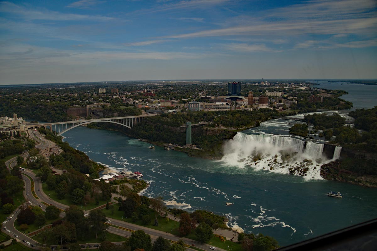 Fotospots Ost-Kanada Niagara Fälle vom Skylon Tower