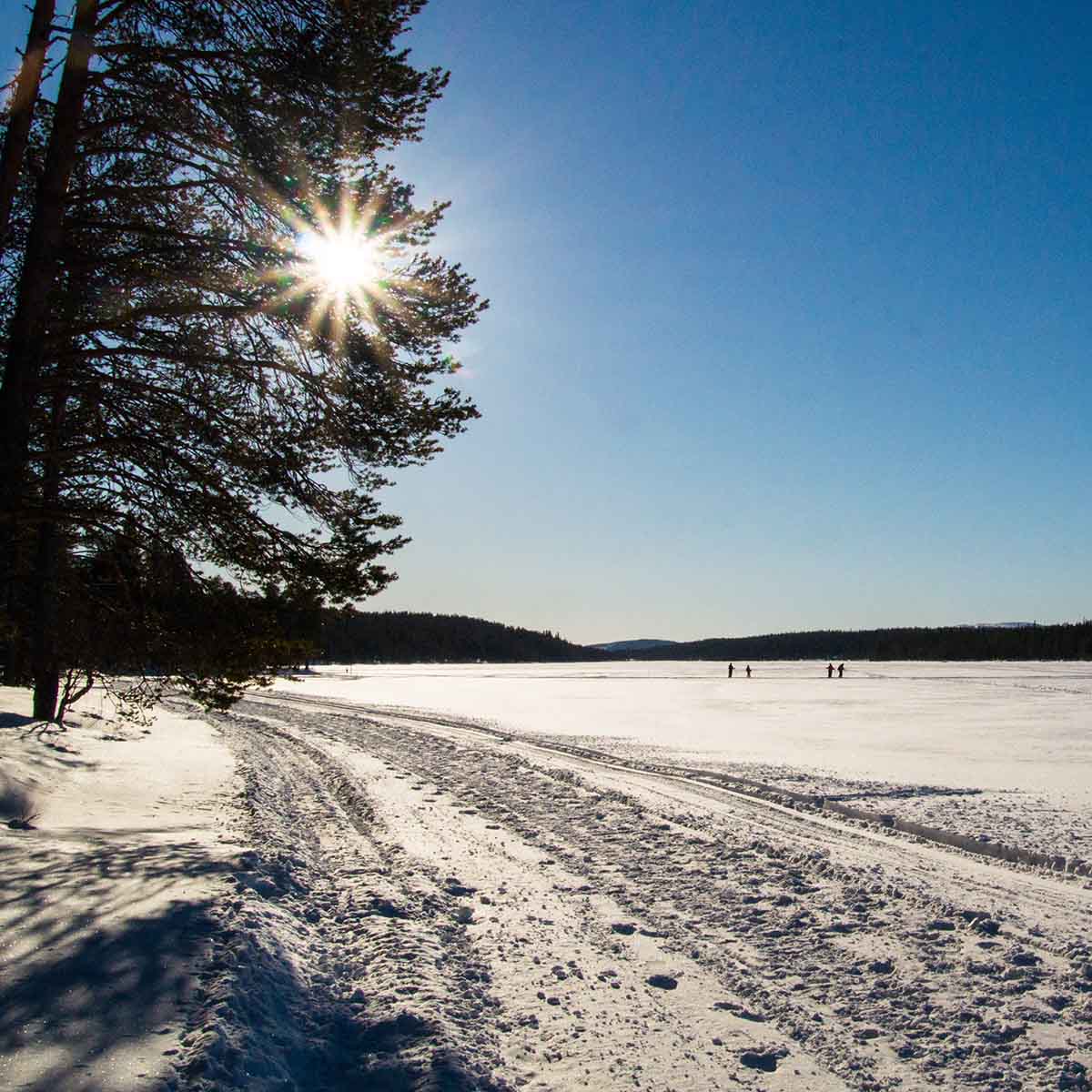 Landschaft - Finnisch Lappland Torassieppi