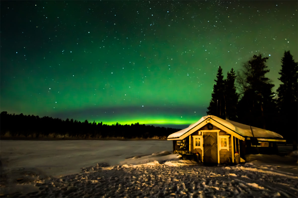 Polarlichtreise Finnisch Lappland Harriniva