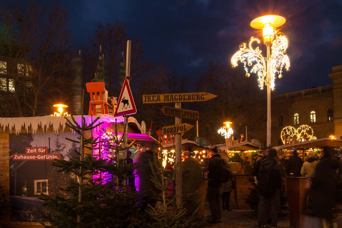 Weihnachtsmarkt Magdeburg City Carre