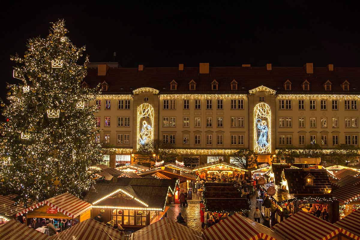 Weihnachtsmarkt Magdeburg von IHK aus