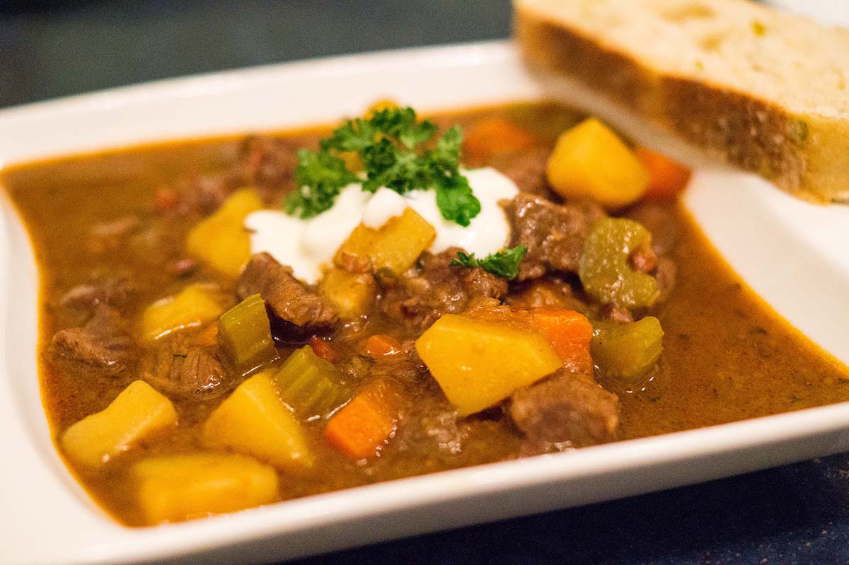 Irish Stew mit Rindfleisch und Guinness