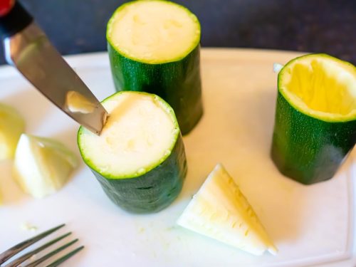 gefüllte Zucchini mit Hackfleisch