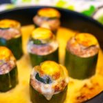 gefüllte Zucchini mit Hackfleisch