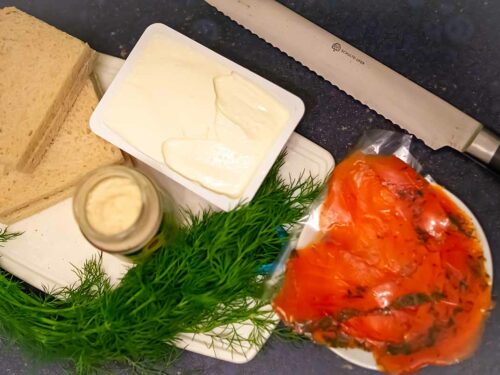 Lachs Sandwich