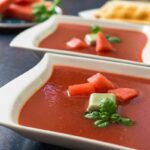 Sommersuppe Kalte Melonen Tomaten Suppe