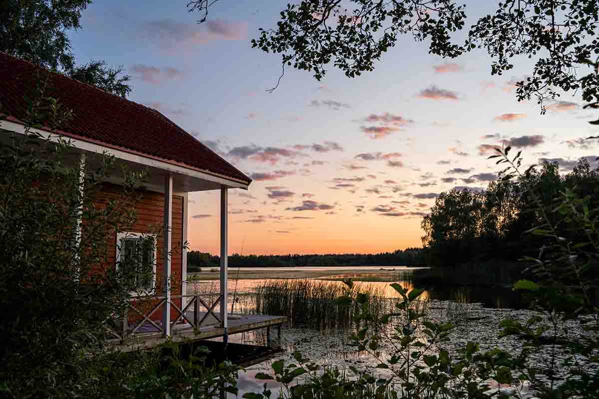 Ferienhaus am See Schweden