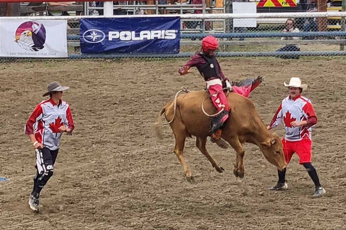 Rodeo in Barriere, British Columbia