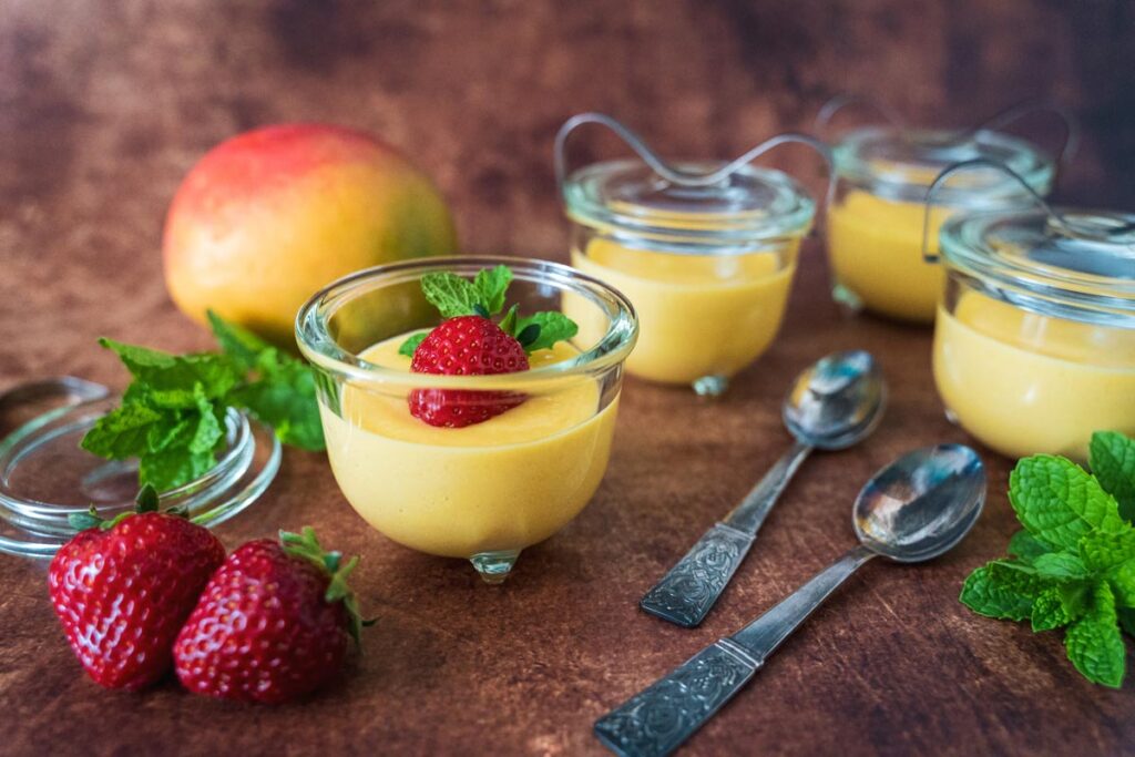 Chinesischer Mango Pudding