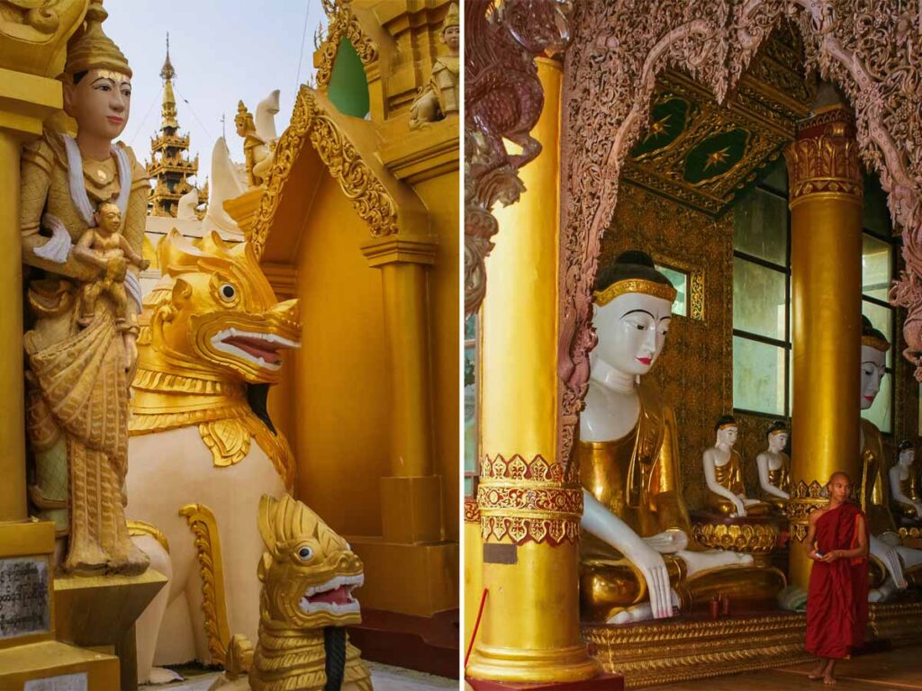 Shwedagon Pagode in Yangon